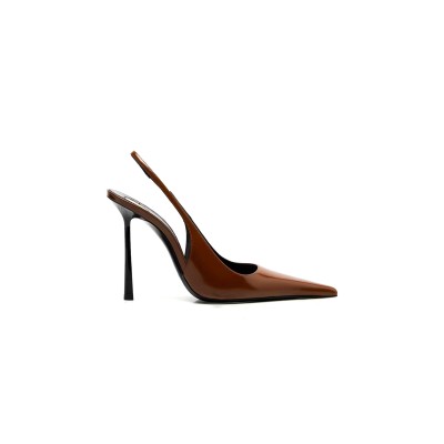 YSL VENDOME 110 LEATHER SLINGBACK PUMPS 850072